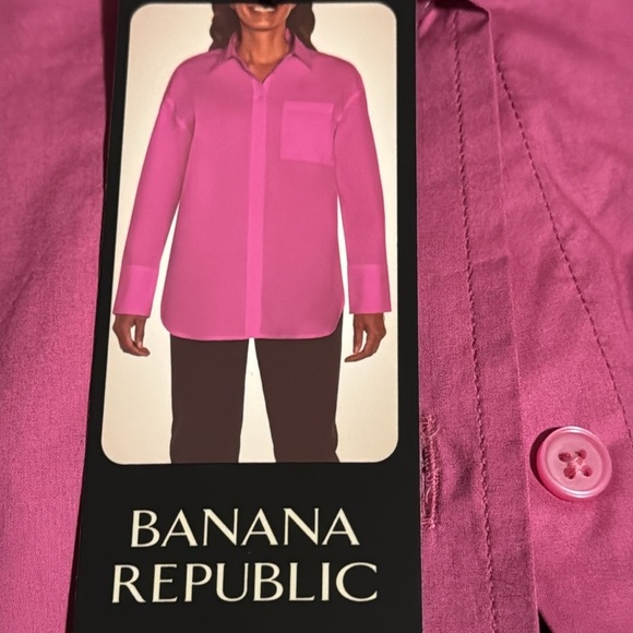 Banana Republic Ladies' Button Front Shirt Large - Picture 8 of 9